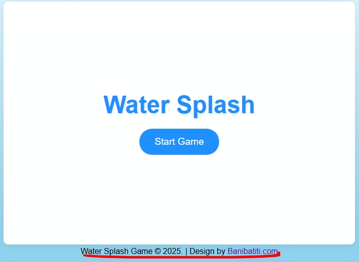 Water Splash preview